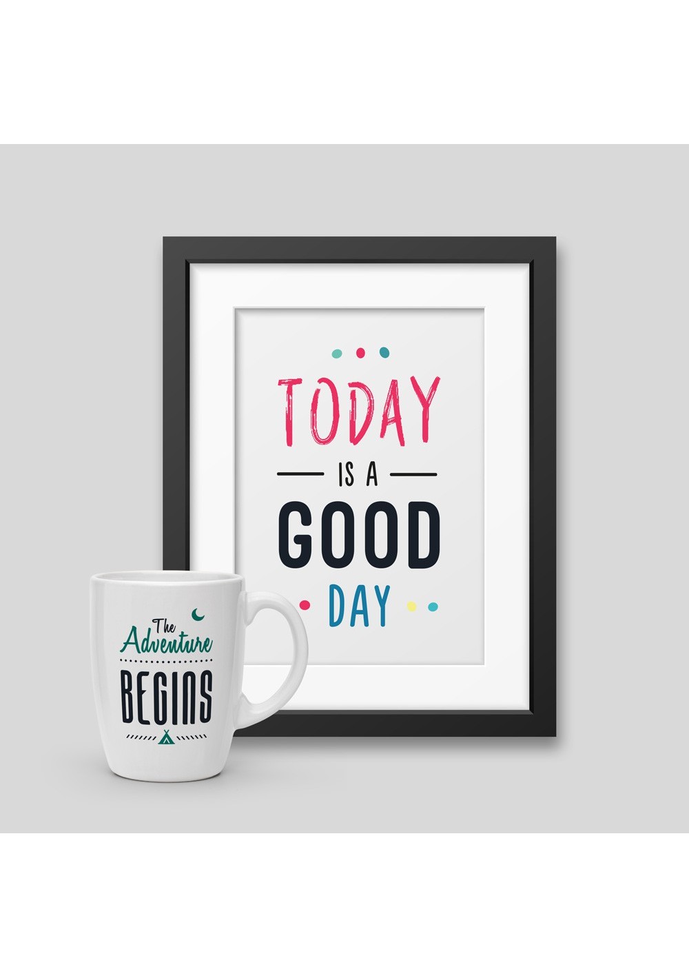 Pack Mug + Framed poster